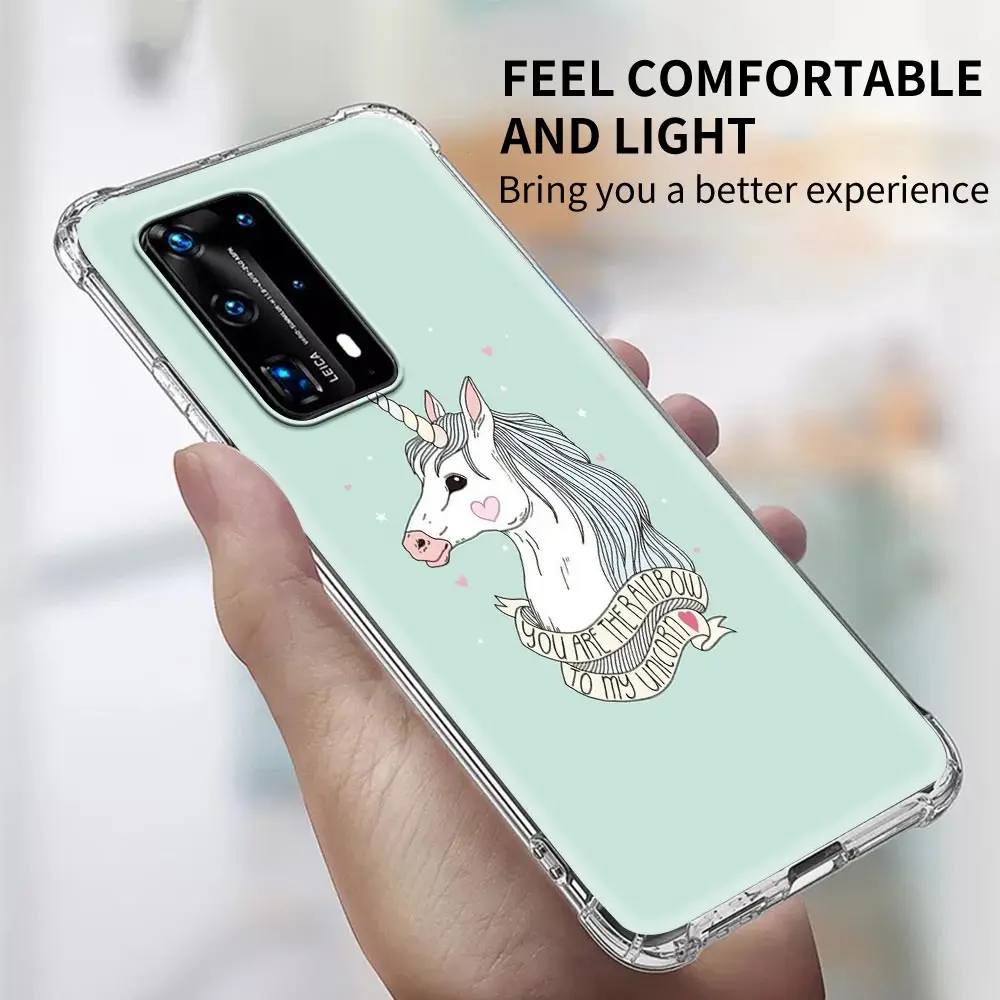 UNICORN Cute Phone Case On For Huawei P40 P30 P20 P Smart Z S Lite 5G Pro 2020 Soft Airbag TPU Back Cover Coque
UNICORN Cute Phone Case On For Huawei P40 P30 P20 P Smart Z S Lite 5G Pro 2020 Soft Airbag TPU Back Cover Coque