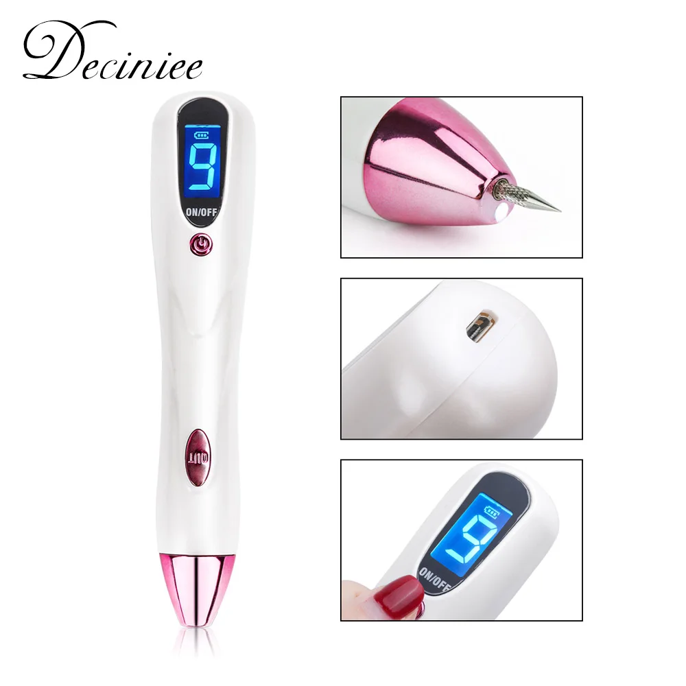 Deciniee Laser Mole Tattoo Freckle Removal Pen LCD Sweep Spot Mole Remove Wart Corns Dark Spot Remover Beauty Skin care Machine
Deciniee Laser Mole Tattoo Freckle Removal Pen LCD Sweep Spot Mole Remove Wart Corns Dark Spot Remover Beauty Skin care Machine