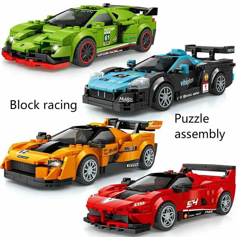 330 шт. строительные блоки в собранном виде гоночная игрушка мальчик гоночный модели совместимы с Lego детская головоломка сборные строительн...
330 шт. строительные блоки в собранном виде гоночная игрушка мальчик гоночный модели совместимы с Lego детская головоломка сборные строительн...