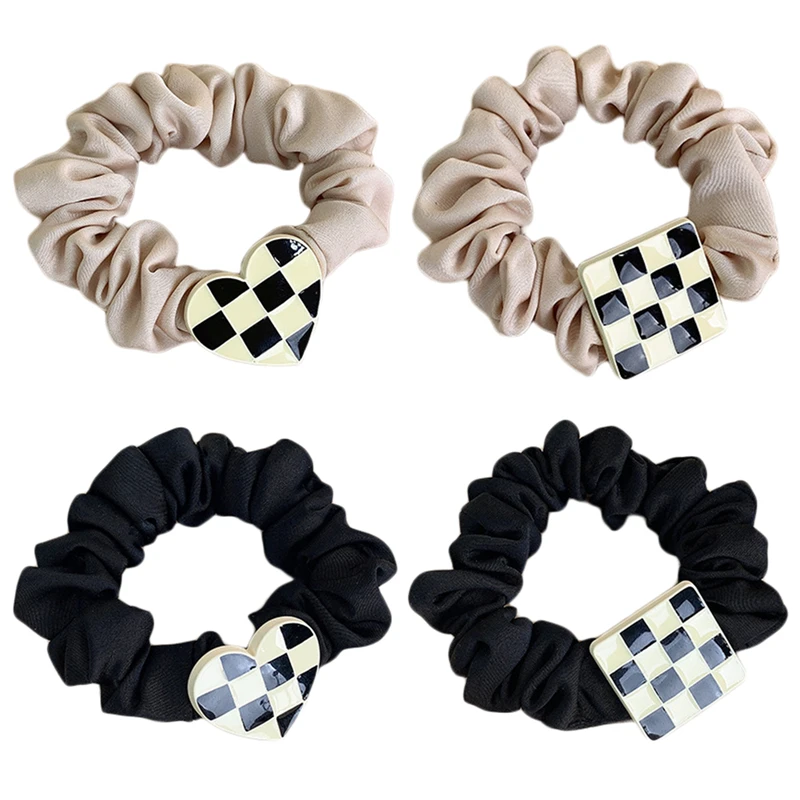 Large Intestine Circle Hair Circle Ins Small Checkerboard Black Satin Simple Hair Rope Summer Head Rope Rubber Band
Large Intestine Circle Hair Circle Ins Small Checkerboard Black Satin Simple Hair Rope Summer Head Rope Rubber Band