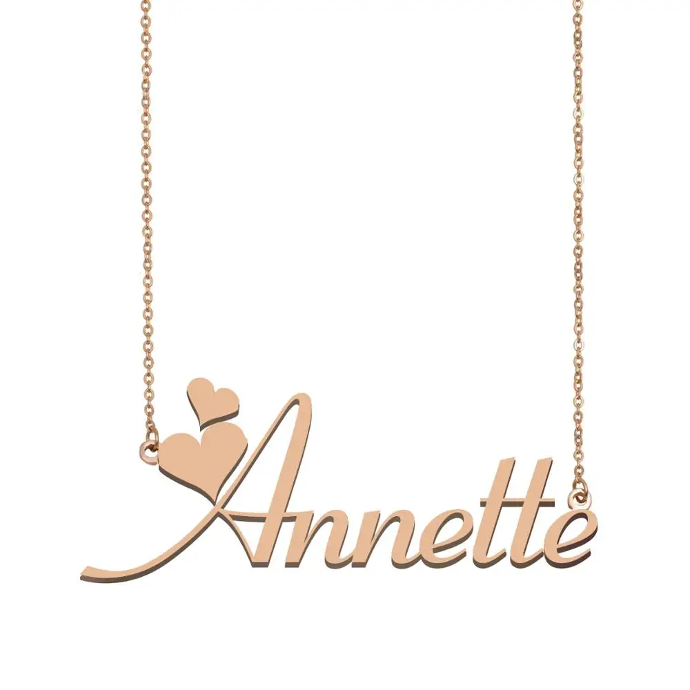 Annette Name Necklace, Custom Name Necklace for Women Girls Best Friends Birthday Wedding Christmas Mother Days Gift
Annette Name Necklace, Custom Name Necklace for Women Girls Best Friends Birthday Wedding Christmas Mother Days Gift