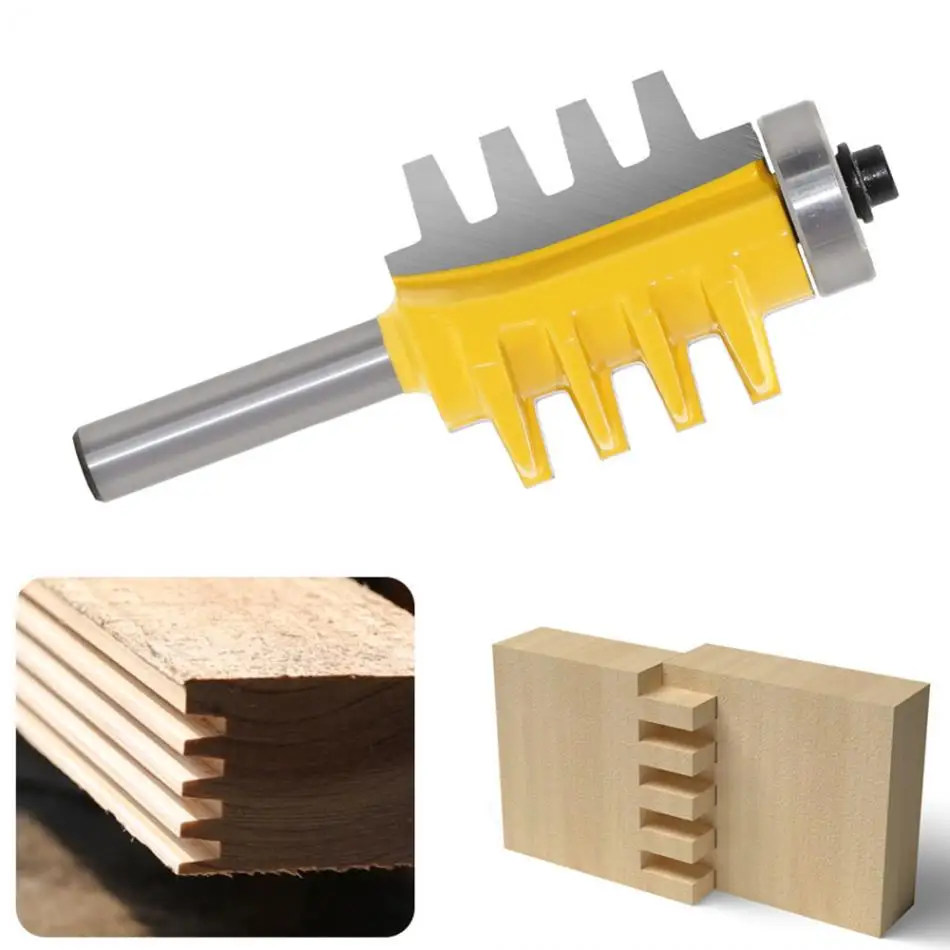 1pc 8mm 6mm 1/4"shank Woodworking Bits 2 Teeth Adjustable Finger Joint Router Bit Tenon Cutter Industrial Grade for Wood Tool
1pc 8mm 6mm 1/4"shank Woodworking Bits 2 Teeth Adjustable Finger Joint Router Bit Tenon Cutter Industrial Grade for Wood Tool