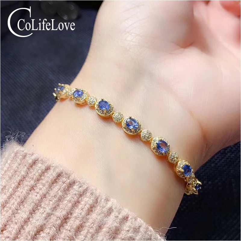 CoLife Jewelry 100% Natural Sapphire Bracelet for Wedding 8 Pieces Royal Blue Sapphire Jewelry Fashion 925 Silver Bracelet
CoLife Jewelry 100% Natural Sapphire Bracelet for Wedding 8 Pieces Royal Blue Sapphire Jewelry Fashion 925 Silver Bracelet