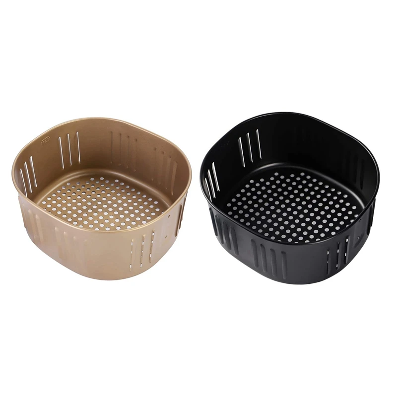 2x Air Fryer Replacement Basket for Power XL DASH Gowise USA Cozyna 5.5Qt Air Fryer,Air Fryer Accessories(Golden&Black)
2x Air Fryer Replacement Basket for Power XL DASH Gowise USA Cozyna 5.5Qt Air Fryer,Air Fryer Accessories(Golden&Black)