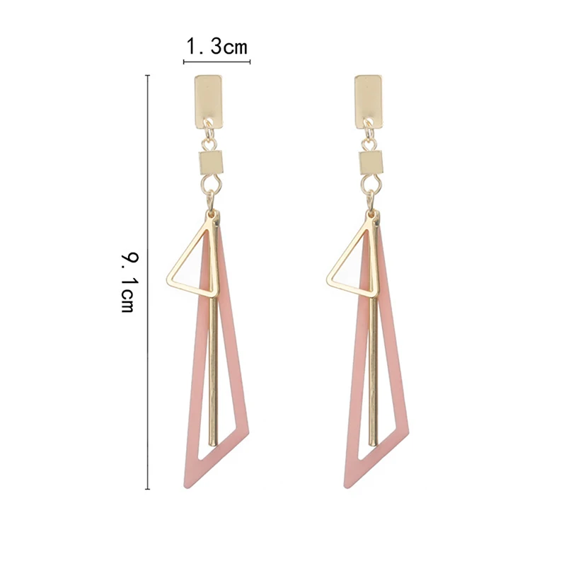 1 Pair Fashion Women Triangle Geometric Pendant Drop Dangle Earrings Stud Ear Jewelry
1 Pair Fashion Women Triangle Geometric Pendant Drop Dangle Earrings Stud Ear Jewelry