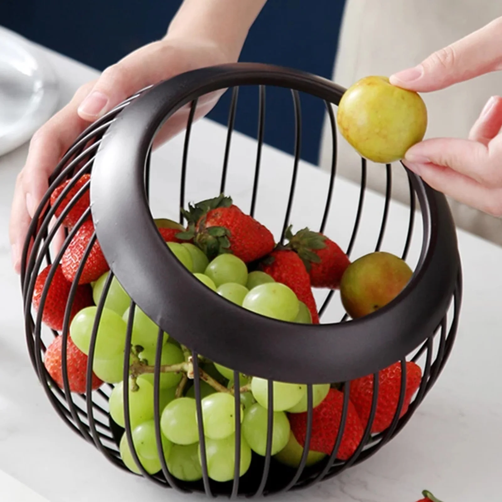 Iron Storage Fruit Plate Drain Basket Modern Home Storage Basket Nordic Style Fruit Plate Fruit Basket
Iron Storage Fruit Plate Drain Basket Modern Home Storage Basket Nordic Style Fruit Plate Fruit Basket