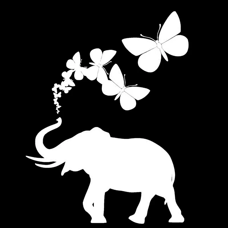 Car-Sticker Automobiles Motorcycles Window Bumper Laptop Vinyl Decal PVC Decorative Goods Elephant butterfly combination 17x13cm
Car-Sticker Automobiles Motorcycles Window Bumper Laptop Vinyl Decal PVC Decorative Goods Elephant butterfly combination 17x13cm