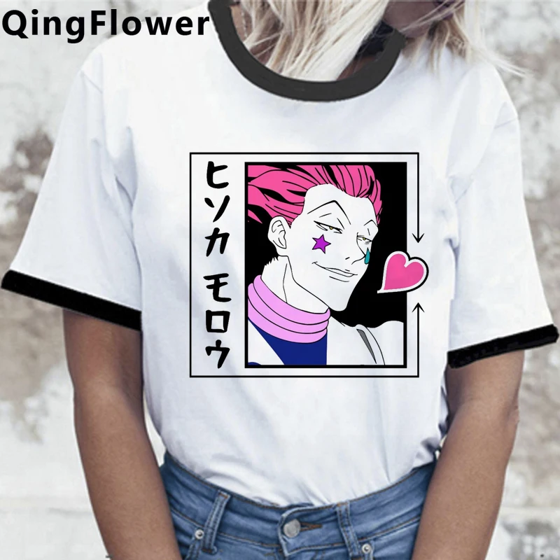 Футболка Hunter x Hunter Kurapika Killua Hisoka женская, винтажная одежда с графическим принтом в стиле гранж, для пар
Футболка Hunter x Hunter Kurapika Killua Hisoka женская, винтажная одежда с графическим принтом в стиле гранж, для пар
