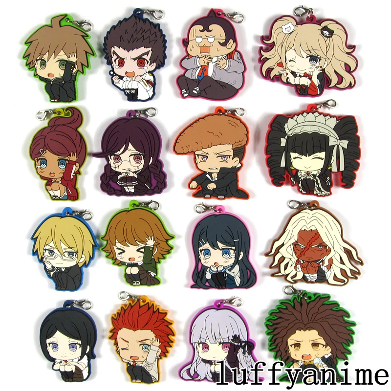 Danganronpa Rubber Mascot Pendant mukuro ikusaba asahina aoi Sakura ohgami yssuhiro hagakure Anime Phone Strap Chain Keychain
Danganronpa Rubber Mascot Pendant mukuro ikusaba asahina aoi Sakura ohgami yssuhiro hagakure Anime Phone Strap Chain Keychain