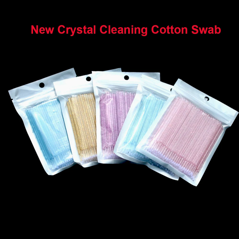 500 PCS New Disposable Crystal Cotton Swab Eyelash Extension Tools Applicator Brush Lashes Extension Applicator Remove Tool
500 PCS New Disposable Crystal Cotton Swab Eyelash Extension Tools Applicator Brush Lashes Extension Applicator Remove Tool