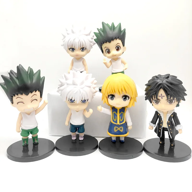 Японские игрушечные фигурки Hunter X Hunter, 6 шт., Killua Zoldyck Gon Freecss Chrollo Lucilfer фигурка DX Vol.5, Коллекционная модель, игрушки в подарок
Японские игрушечные фигурки Hunter X Hunter, 6 шт., Killua Zoldyck Gon Freecss Chrollo Lucilfer фигурка DX Vol.5, Коллекционная модель, игрушки в подарок