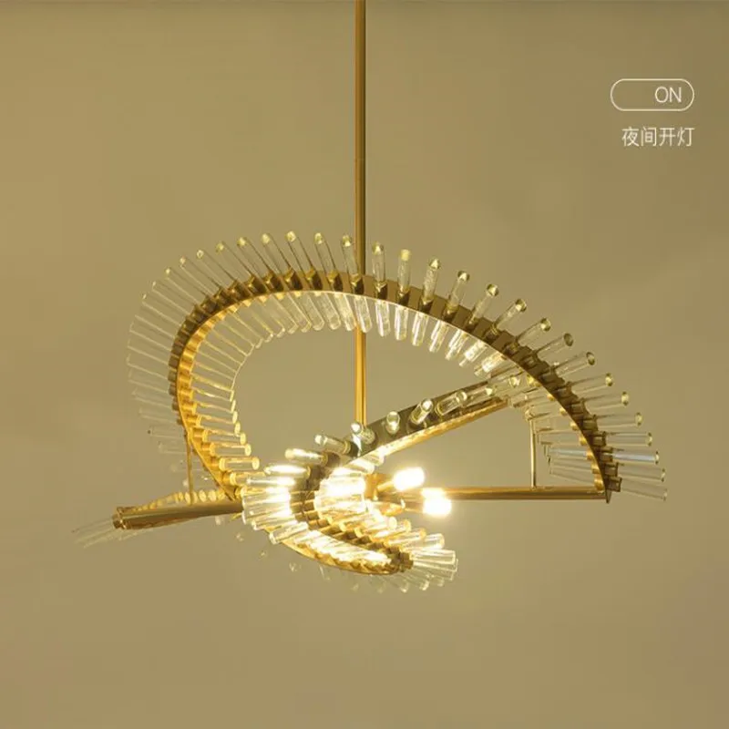 Luxury Crystal Glass Chandelier Dining Living Room Postmodern LED Lighting Hanging Fixture Gold Bedroom Restaurant Designer Lamp
Luxury Crystal Glass Chandelier Dining Living Room Postmodern LED Lighting Hanging Fixture Gold Bedroom Restaurant Designer Lamp