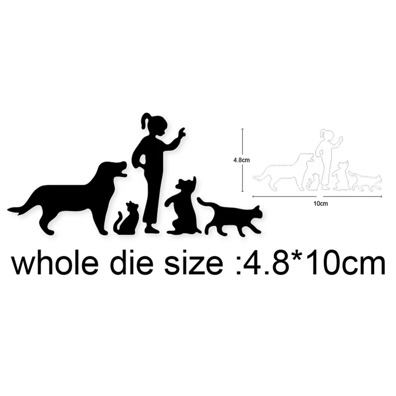 2020 New Metal Cutting Dies Girl Dog Cat Rabbit Craft Dies Scrapbooking dies Album Cards Making Embossing Die Cuts stencils dies
2020 New Metal Cutting Dies Girl Dog Cat Rabbit Craft Dies Scrapbooking dies Album Cards Making Embossing Die Cuts stencils dies
