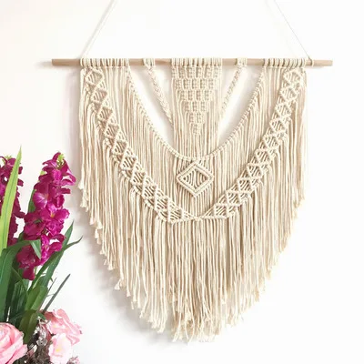 NORDIC HAND-WOVEN TAPESTRY COVER WALL HANGING Nordic ins wind hand woven tapestry soft wall painting living room bedroom
NORDIC HAND-WOVEN TAPESTRY COVER WALL HANGING Nordic ins wind hand woven tapestry soft wall painting living room bedroom