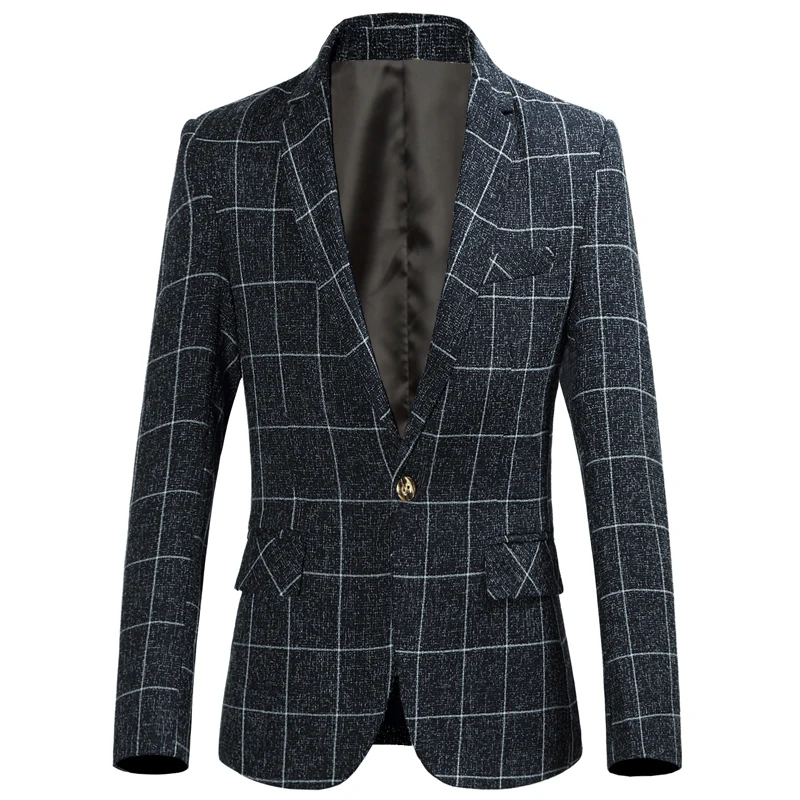 2021 nova moda masculina casual boutique treliça terno/masculino negócios xadrez blazer casaco
2021 nova moda masculina casual boutique treliça terno/masculino negócios xadrez blazer casaco