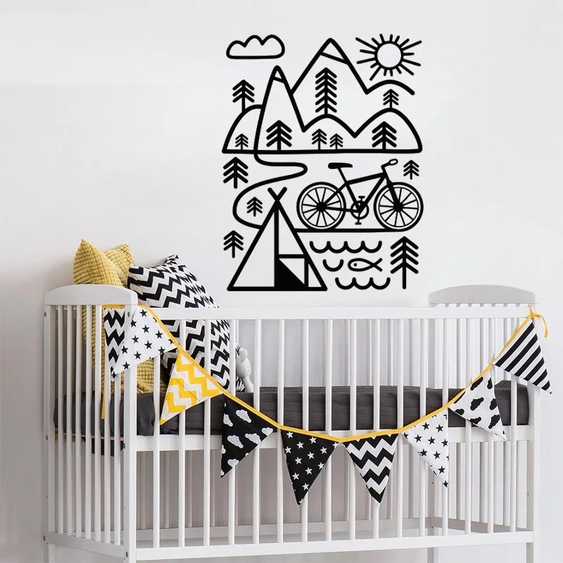 Cycling Mountain Bike Removable Wall Stickers for Kids Room Vinyl Decals Decoration Living Room Art Decor Murals LW334
Cycling Mountain Bike Removable Wall Stickers for Kids Room Vinyl Decals Decoration Living Room Art Decor Murals LW334