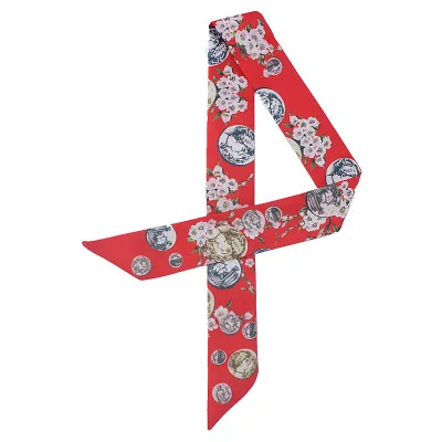 100*5cm New Floral Print All-match Silk Scarf Variety Fashion Tie Bag Handle Ribbon Female
100*5cm New Floral Print All-match Silk Scarf Variety Fashion Tie Bag Handle Ribbon Female