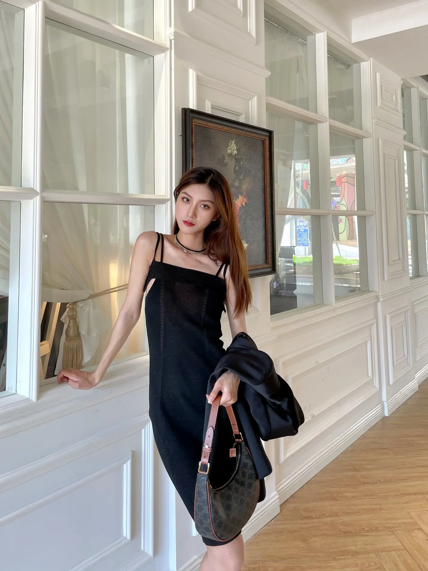Knitted dress two-piece 2021 new skirt pure color conjoined temperament commuter tight black dress
Knitted dress two-piece 2021 new skirt pure color conjoined temperament commuter tight black dress