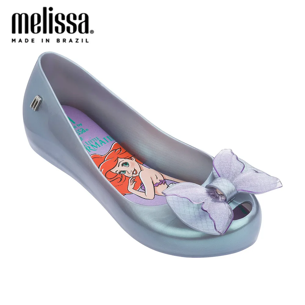 Melissa Mel Ultragirl + Little Mermaid infantile сандалии для девочек 2020 обувь больших детей