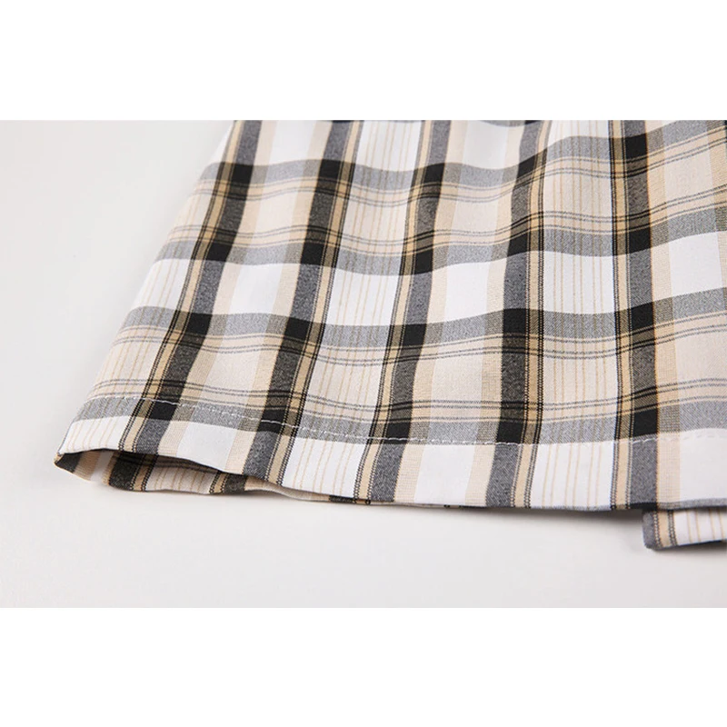 Casual Long Sleeve Mini Shirt Dress For Women Plaid 2021 Summer Short Sleeve Korean Chic Fashion A-Line Female Dresses Vestidos
Casual Long Sleeve Mini Shirt Dress For Women Plaid 2021 Summer Short Sleeve Korean Chic Fashion A-Line Female Dresses Vestidos