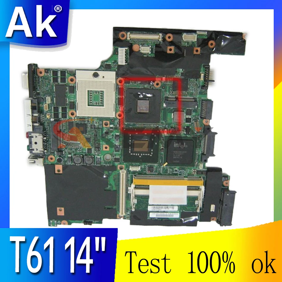 Akemy FRU 42W7649 For lenovo thinkpad T61 14'' Laptop motherboard intel 965PM DDR2 graphics NVS 140M graphics
Akemy FRU 42W7649 For lenovo thinkpad T61 14'' Laptop motherboard intel 965PM DDR2 graphics NVS 140M graphics