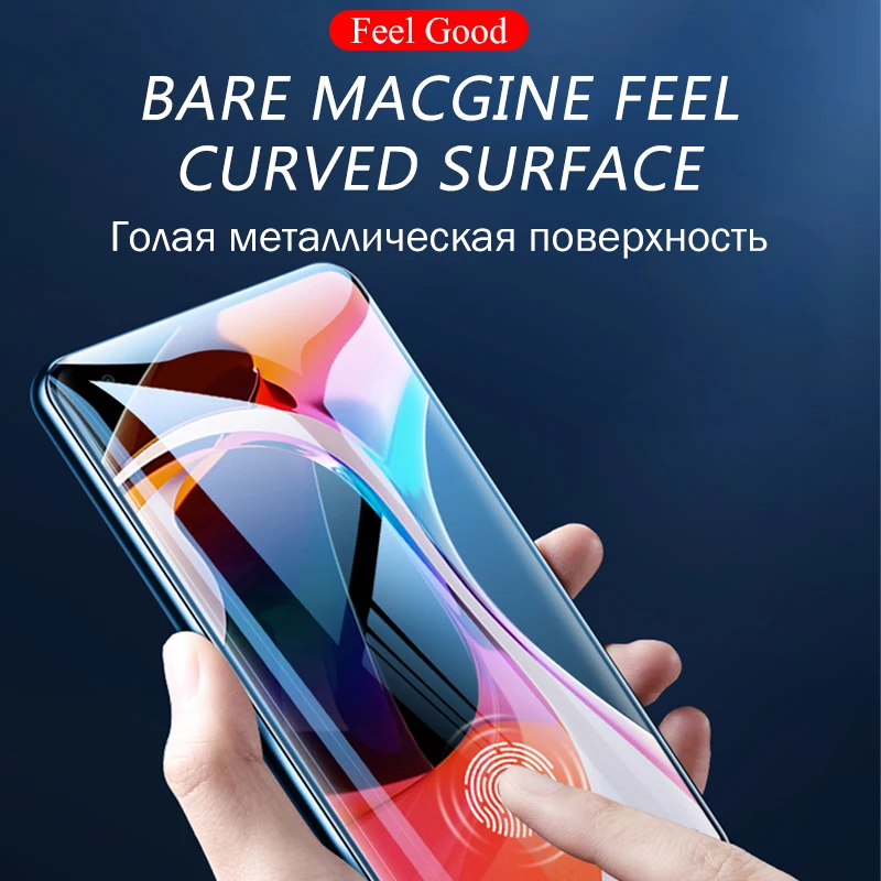 Изогнутая защитная пленка на весь экран для Xiaomi Redmi Mi 10 Pro закаленное стекло