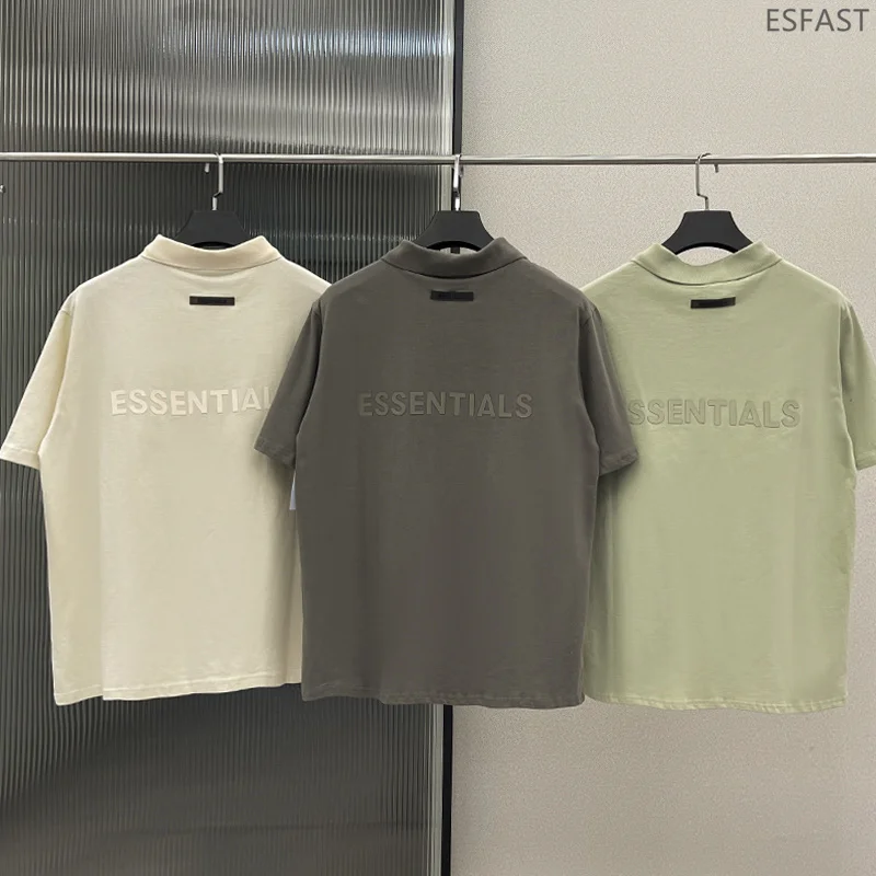 Ss21new Men's Essentials casual polo shirt fashion brand 100% cotton tee back rubber printed letter hip hop Loose T-shirt
Ss21new Men's Essentials casual polo shirt fashion brand 100% cotton tee back rubber printed letter hip hop Loose T-shirt