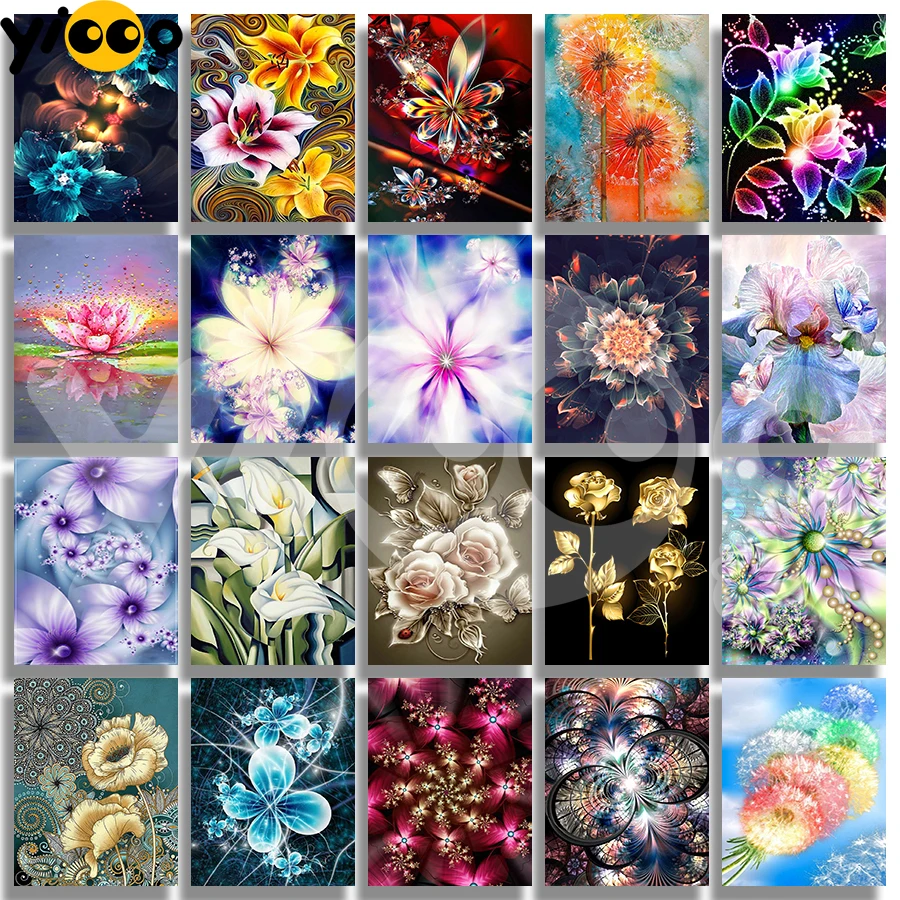 Full Square Drill Diamond Painting Cross Stitch 5D Embroidery Fantasy Flower Series Rhinestone Mosaic Home Decor Gift TB20
Full Square Drill Diamond Painting Cross Stitch 5D Embroidery Fantasy Flower Series Rhinestone Mosaic Home Decor Gift TB20