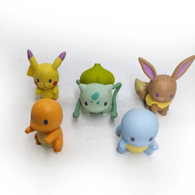 Оригинальная кукла Покемон Eevee Bulbasaur Сквиртл чармандер Пикачу Фигурки игрушки настольные украшения карманный монстр детские подарки
Оригинальная кукла Покемон Eevee Bulbasaur Сквиртл чармандер Пикачу Фигурки игрушки настольные украшения карманный монстр детские подарки
