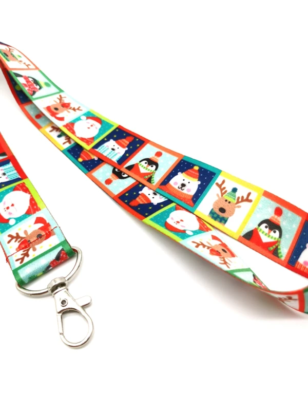 Hot Sale! cartoon Santa Claus Christmas tree Lanyard Neck Strap Card Bus ID Holders With Key Chain
Hot Sale! cartoon Santa Claus Christmas tree Lanyard Neck Strap Card Bus ID Holders With Key Chain