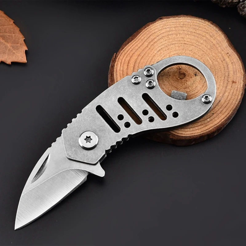 Mini Retro Knife Outdoors EDC Survival Tool Pocket Folding Stonewash Bottle Opener Keychain Camping Hiking 
Mini Retro Knife Outdoors EDC Survival Tool Pocket Folding Stonewash Bottle Opener Keychain Camping Hiking