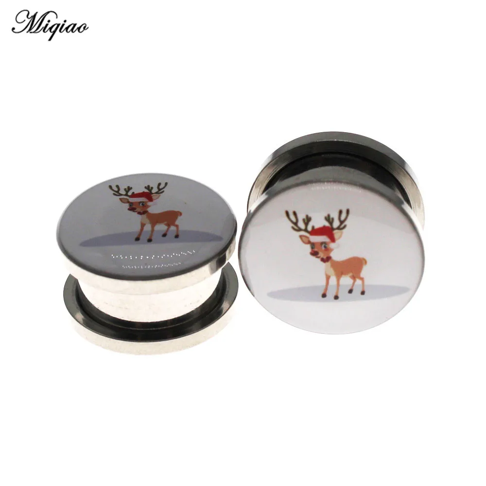 Miqiao 2pcs New Product Explosion Christmas Style Acrylic Deer Ears Stretcher Body Piercing Jewelry
Miqiao 2pcs New Product Explosion Christmas Style Acrylic Deer Ears Stretcher Body Piercing Jewelry