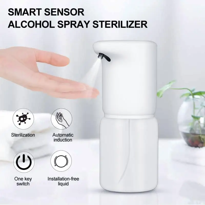 Automatic Alcohol Dispenser Pressless Spray Machine Sensor Press Soap Dispenser 400Ml USB Soap Dispenser for Home
Automatic Alcohol Dispenser Pressless Spray Machine Sensor Press Soap Dispenser 400Ml USB Soap Dispenser for Home
