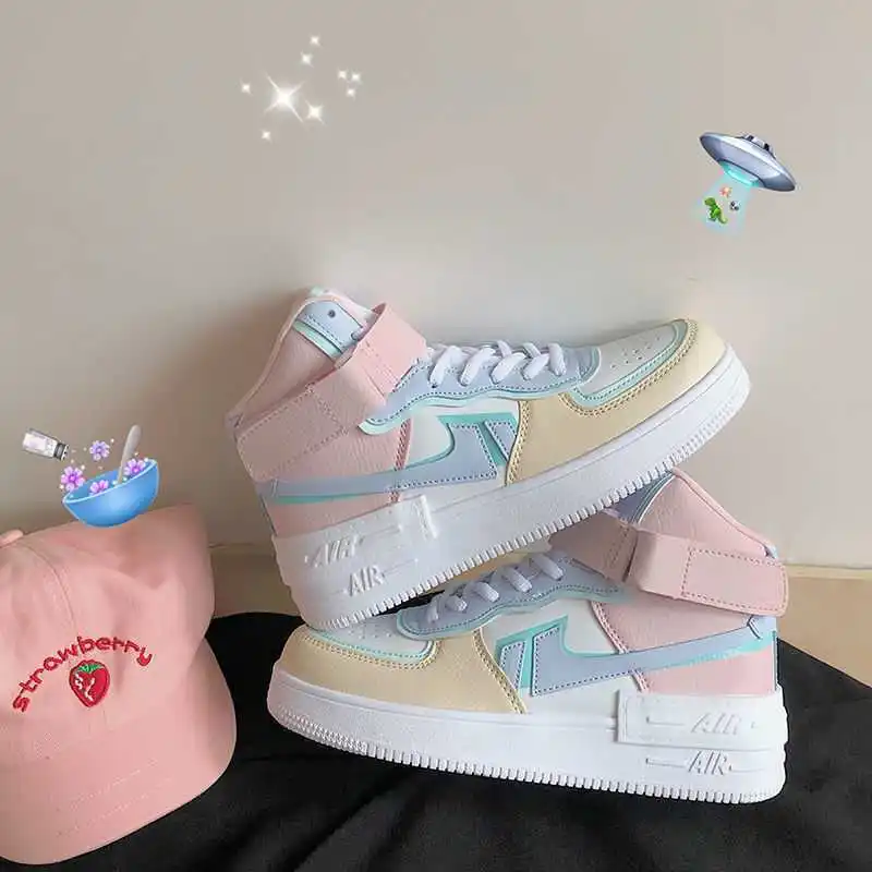 WHNB 2021 NEW Women's shoes Fall/winter casual shoes high top sneakers versatile fashion
WHNB 2021 NEW Women's shoes Fall/winter casual shoes high top sneakers versatile fashion