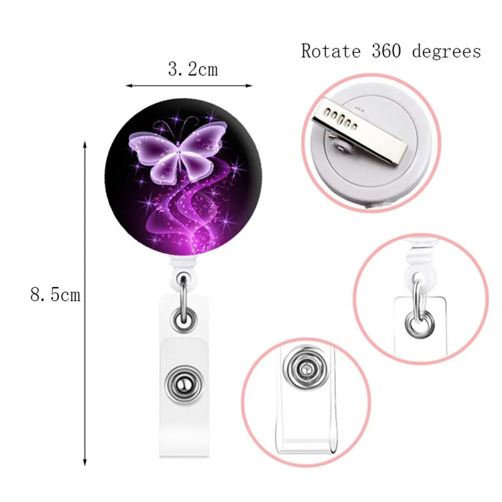 Retractable ID Badge Holder Marble ID Badge Reels with Clip on ID Card Holder with Alligator Clip for Office Worker Doctor Nurs 
Retractable ID Badge Holder Marble ID Badge Reels with Clip on ID Card Holder with Alligator Clip for Office Worker Doctor Nurs