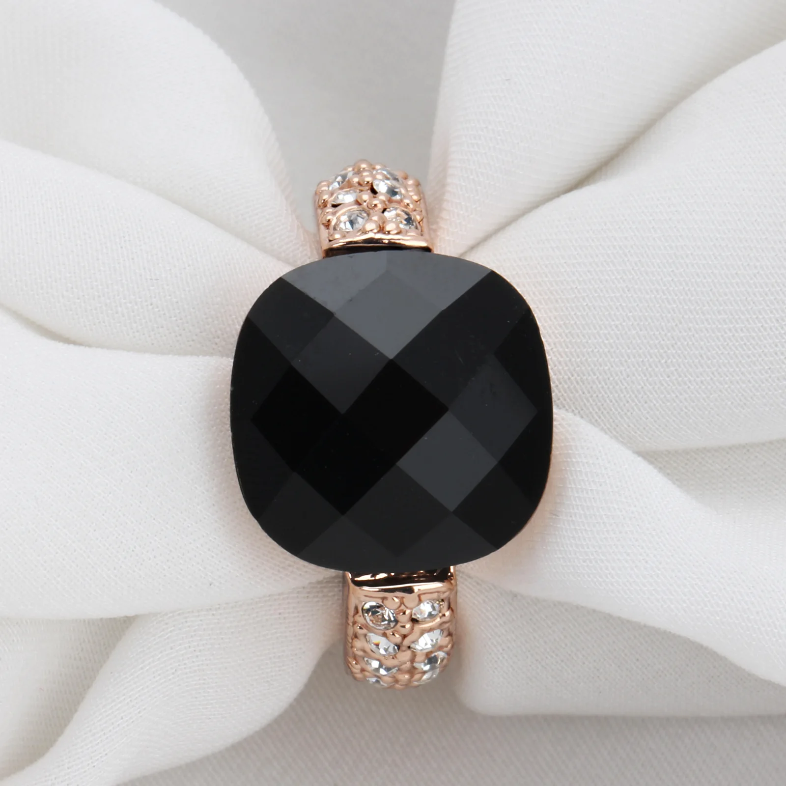 Fashion 14K Rose Gold Women Diamond Rings Jewlery with Big Black Gemstone Engagement Wedding Rings Zircon Stone Fine Jewelry
Fashion 14K Rose Gold Women Diamond Rings Jewlery with Big Black Gemstone Engagement Wedding Rings Zircon Stone Fine Jewelry
