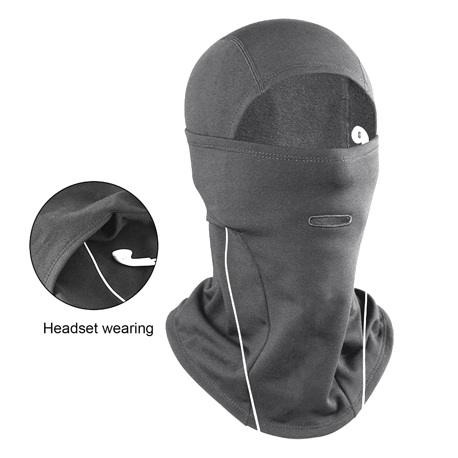 Full Face Cover Ski Mask Winter Face Protection Headcover with Earphone hole for Men Women Running Skiing Snowboarding
Full Face Cover Ski Mask Winter Face Protection Headcover with Earphone hole for Men Women Running Skiing Snowboarding