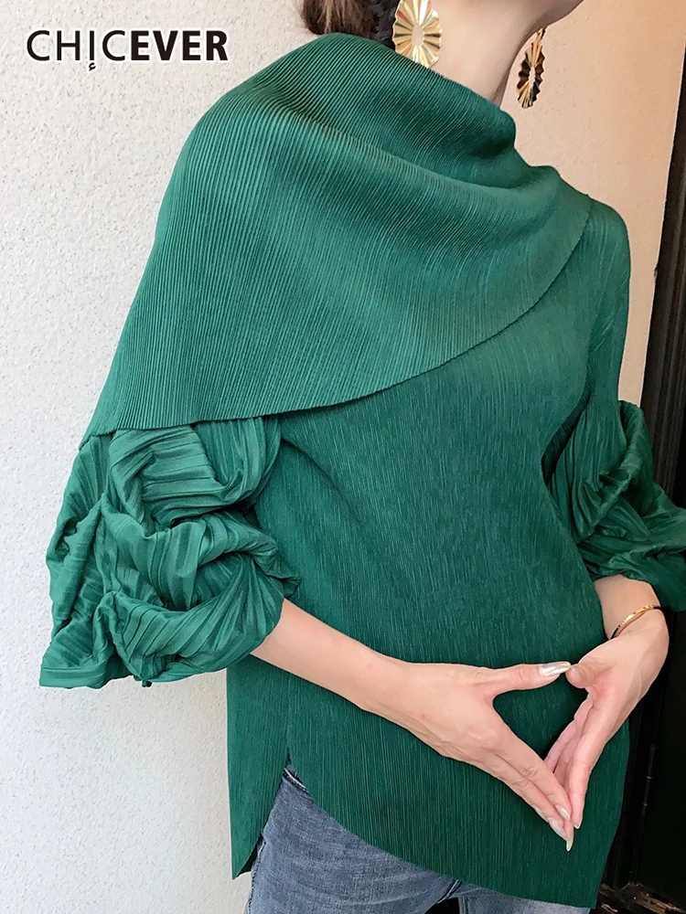 CHICEVER Casual Slim Solid Patchwork Asymmetrical T Shirt Female Round Neck Long Sleeve Fashion T Shirts For Women Autumn Style
CHICEVER Casual Slim Solid Patchwork Asymmetrical T Shirt Female Round Neck Long Sleeve Fashion T Shirts For Women Autumn Style