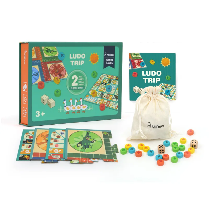 Children's board puzzle game Multifunctional two-in-one early education two-sided chess toys flying chess birthday gift present
Children's board puzzle game Multifunctional two-in-one early education two-sided chess toys flying chess birthday gift present