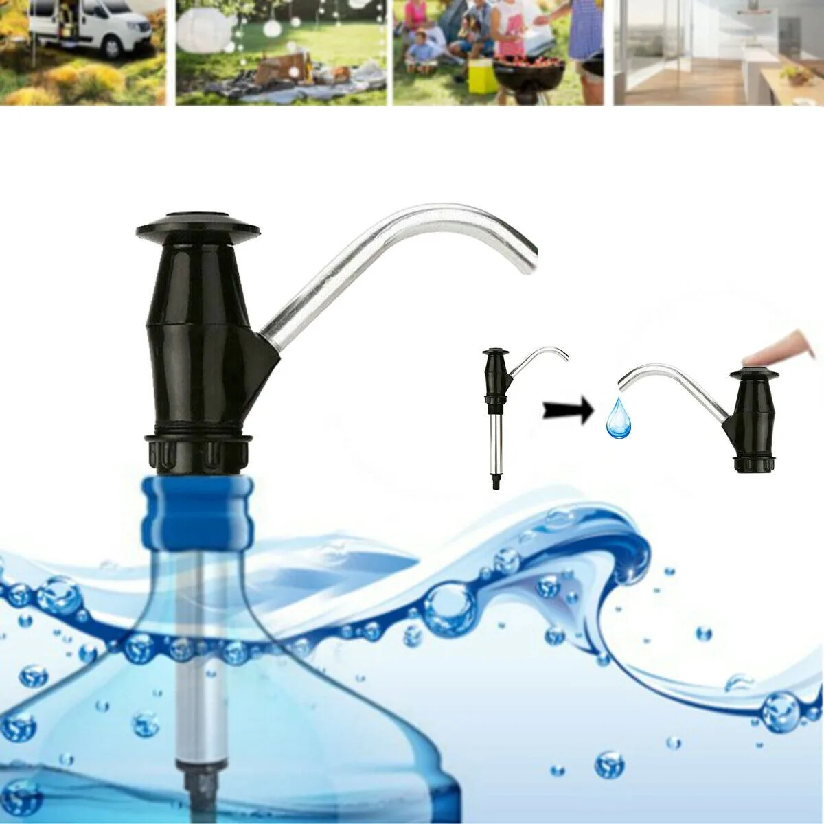 1pc Replacement Accessories Faucet Caravan Sink Water Hand Pump Tap Camper Trailers Boats Vehicles Motorhome
1pc Replacement Accessories Faucet Caravan Sink Water Hand Pump Tap Camper Trailers Boats Vehicles Motorhome