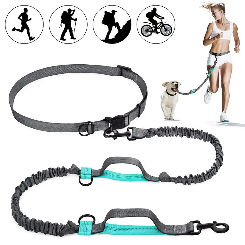 Hands Waist Dog Leash With Dual Bungees, Free Control For Up To 150 Lbs Dogs, Durable Dual-Handle Bungee Leash With Adjustable W
Hands Waist Dog Leash With Dual Bungees, Free Control For Up To 150 Lbs Dogs, Durable Dual-Handle Bungee Leash With Adjustable W