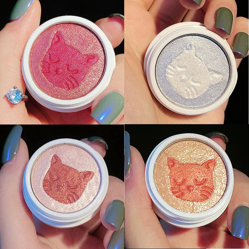 6 Colors Cute Cat Shimmer Single Color Eyeshadow Palette Waterproof Long-Lasting High Lighter Cream Pigmented Eye Shadow Make Up
6 Colors Cute Cat Shimmer Single Color Eyeshadow Palette Waterproof Long-Lasting High Lighter Cream Pigmented Eye Shadow Make Up