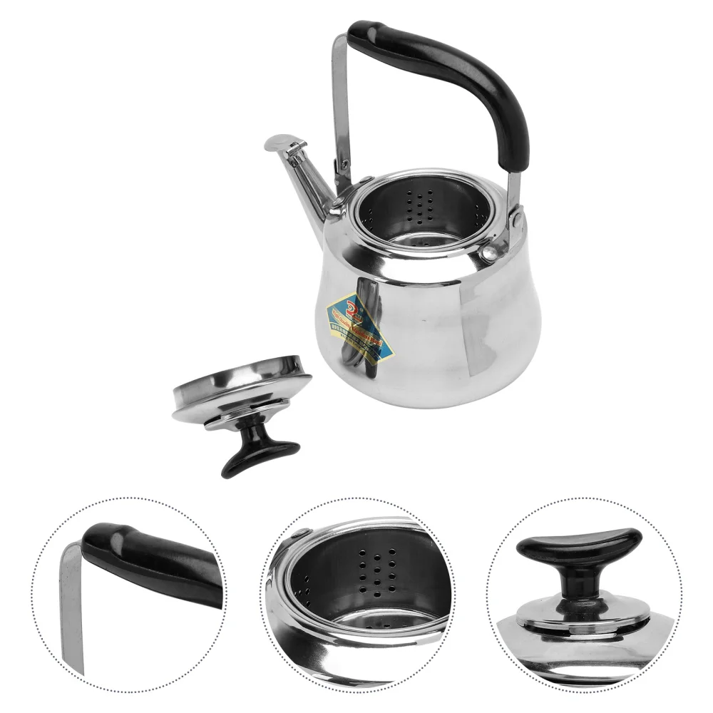 1pc Whistle Teakettle Stainless Steel Boil Water Kettle with Filter Screen
1pc Whistle Teakettle Stainless Steel Boil Water Kettle with Filter Screen