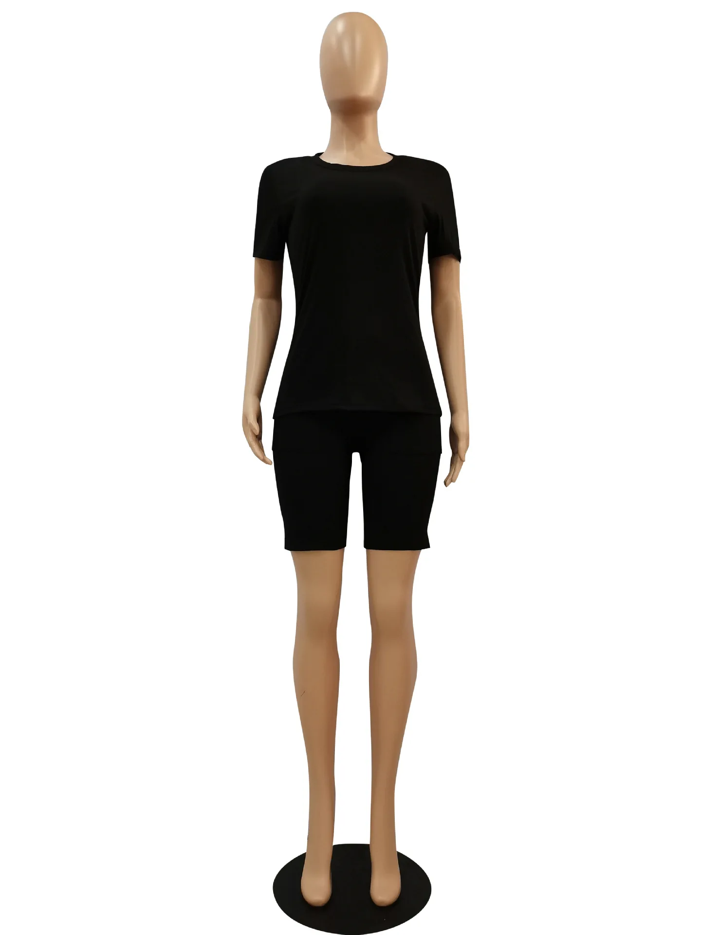 Cutubly Biker Shorts Casual Two Piece Sets Solid Club Two Piece Set Women Tee Tops and Short Pants Set Tracksuits Summer 2020
Cutubly Biker Shorts Casual Two Piece Sets Solid Club Two Piece Set Women Tee Tops and Short Pants Set Tracksuits Summer 2020