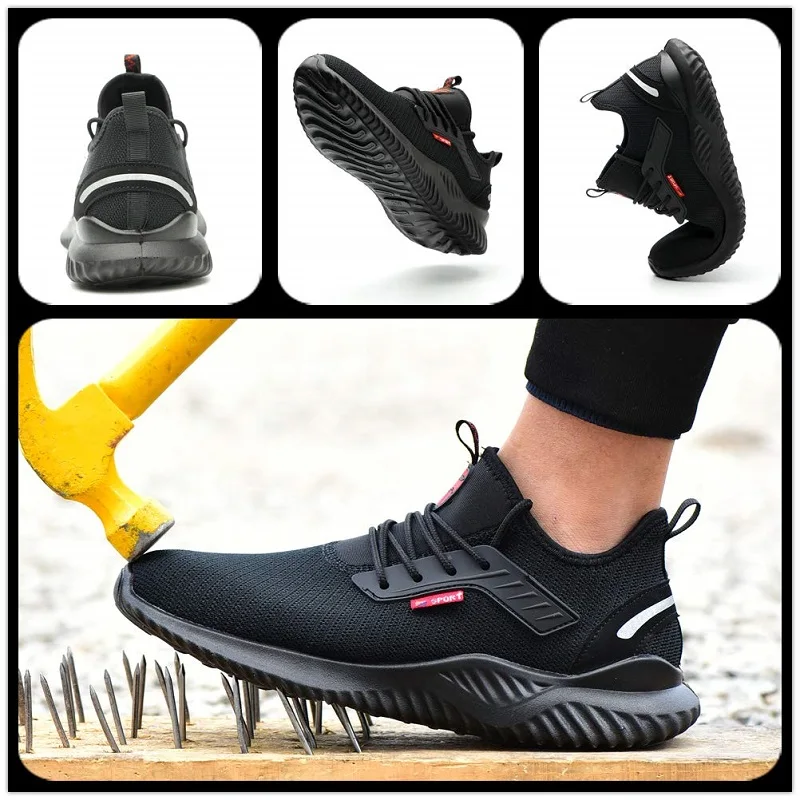 Safety Work Shoes For Men Steel Toe Cap Indestructible Work Boots Anti-smashing Men Construction Boots Working Sneakers Summer
Safety Work Shoes For Men Steel Toe Cap Indestructible Work Boots Anti-smashing Men Construction Boots Working Sneakers Summer