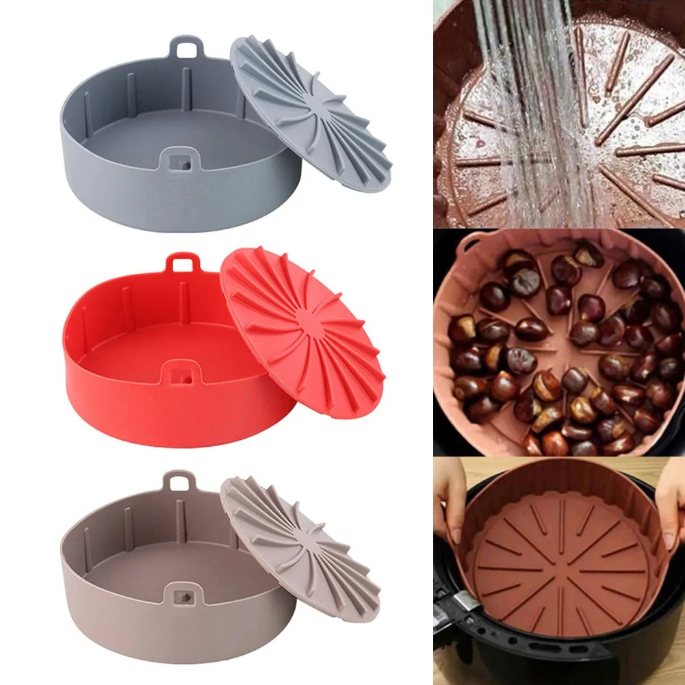 Airfryer Fryer Accessories Baking Tools Silicone Pot Basket Baking Basket Pizza Plate Grill Pot Kitchen Cake Cooking Baking Tool
Airfryer Fryer Accessories Baking Tools Silicone Pot Basket Baking Basket Pizza Plate Grill Pot Kitchen Cake Cooking Baking Tool