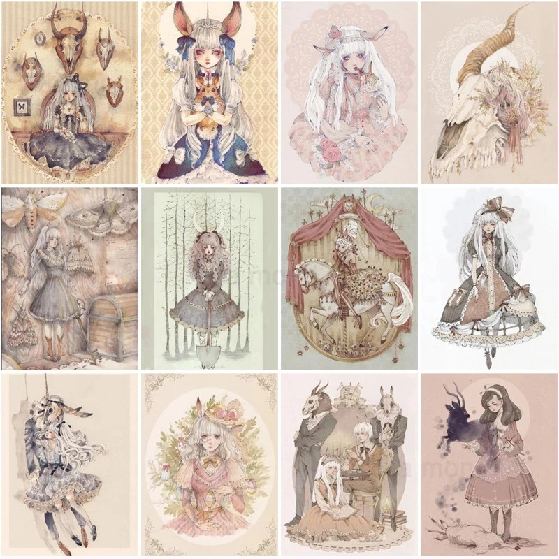 5D Diy Diamond Painting Cartoon Lolita Dress Girl Diamond Embroidery Full Cross Stitch Kits Home Decor Gift
5D Diy Diamond Painting Cartoon Lolita Dress Girl Diamond Embroidery Full Cross Stitch Kits Home Decor Gift