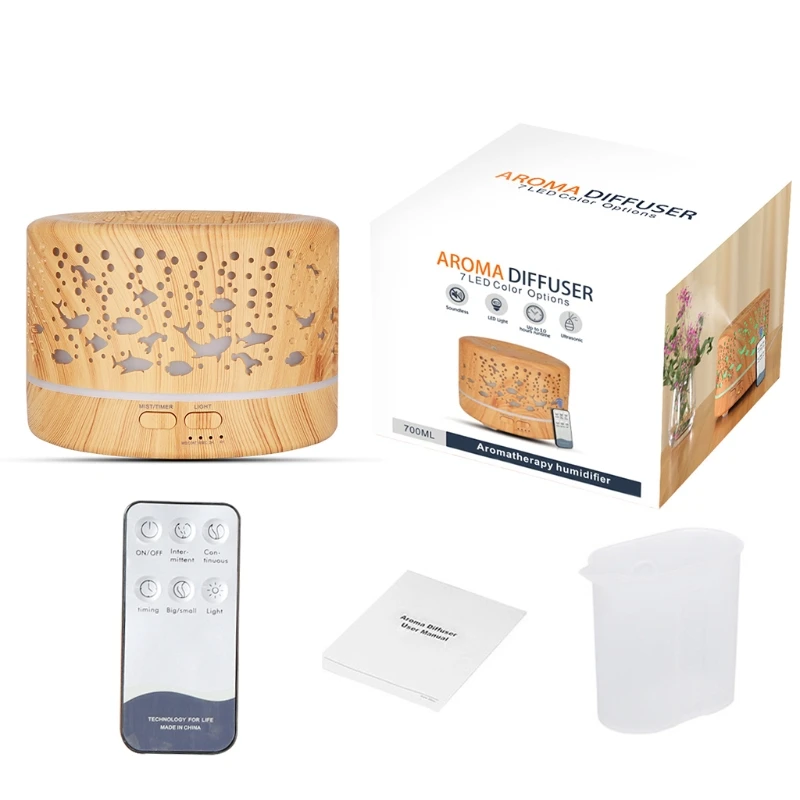 700Ml Silent Air Humidifier Essential Oil Diffuser Aromatherapy Electric Ultrasonic Cool Mist Maker for Home With Adapte 
700Ml Silent Air Humidifier Essential Oil Diffuser Aromatherapy Electric Ultrasonic Cool Mist Maker for Home With Adapte