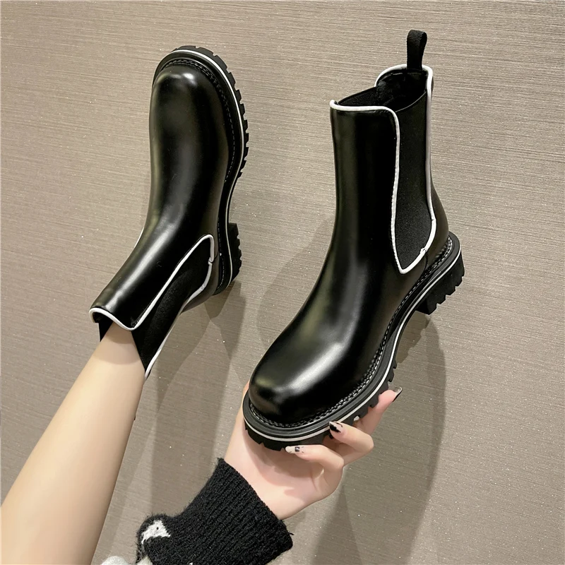 Women's Rubber Boots Boots-Women Chelsea Autumn Shoes Winter Footwear Round Toe Rain Ankle 2021 Med Ladies Rock Hoof Heels Fabr
Women's Rubber Boots Boots-Women Chelsea Autumn Shoes Winter Footwear Round Toe Rain Ankle 2021 Med Ladies Rock Hoof Heels Fabr