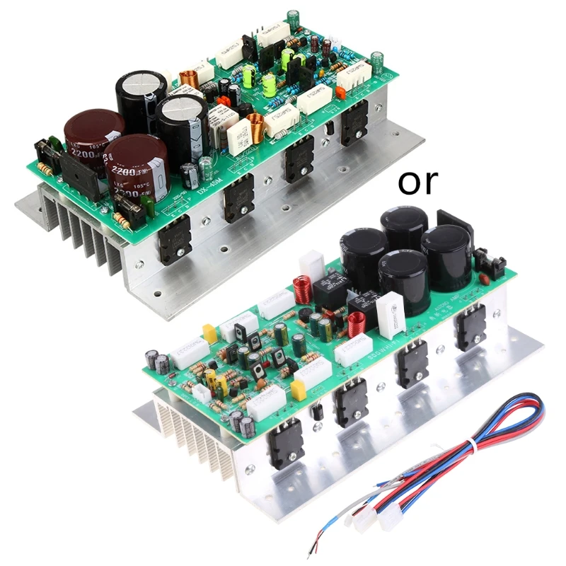 87HA 400W+400W 2.0 DIY Speaker Amplifier Board with -TOSHIBA Chips AC24-36V Equipped with Dual Filter Capacitors 
87HA 400W+400W 2.0 DIY Speaker Amplifier Board with -TOSHIBA Chips AC24-36V Equipped with Dual Filter Capacitors